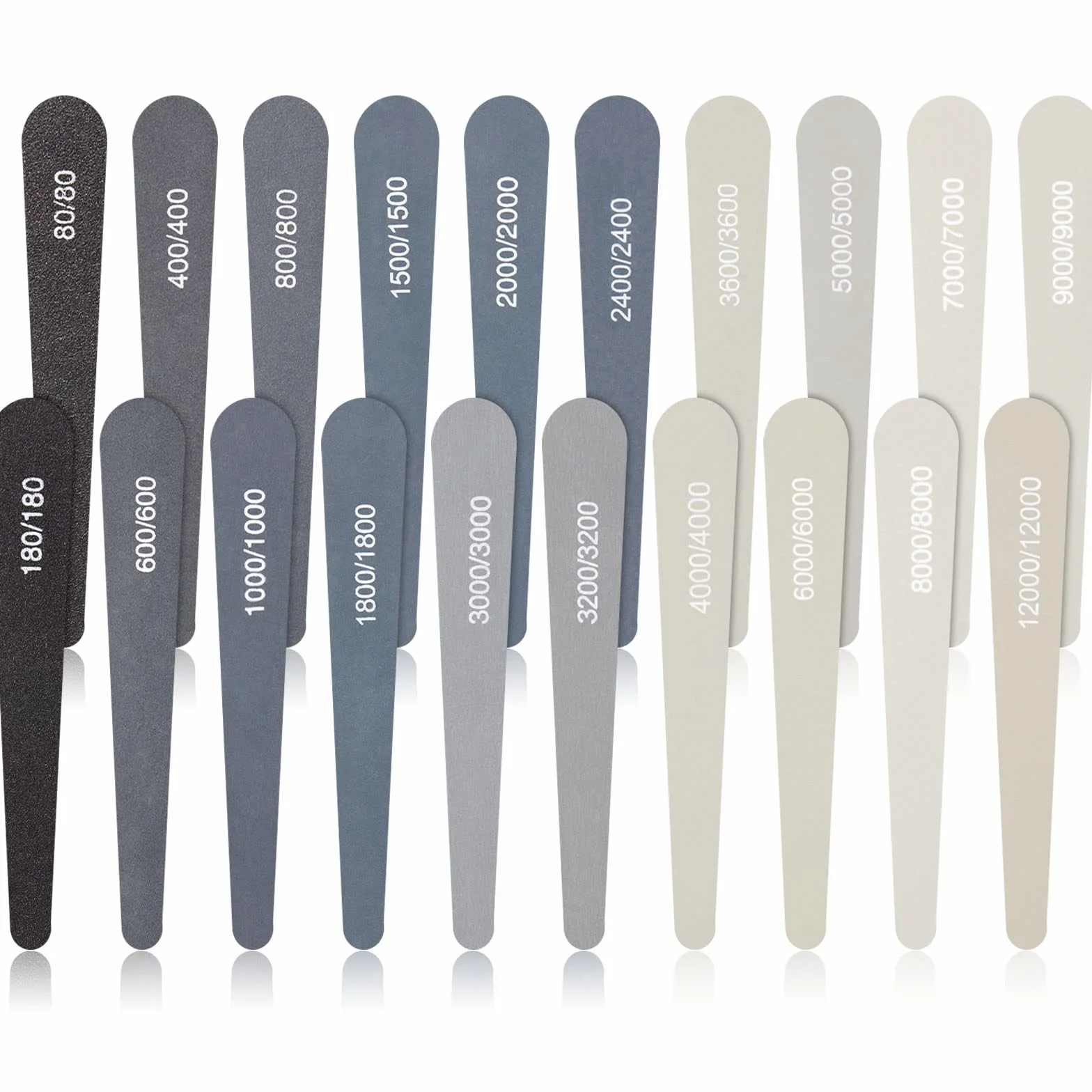 Honoson 20 Bastoncini Lucidanti per Levigatura Metallo e Legno Accessorio Modellismo