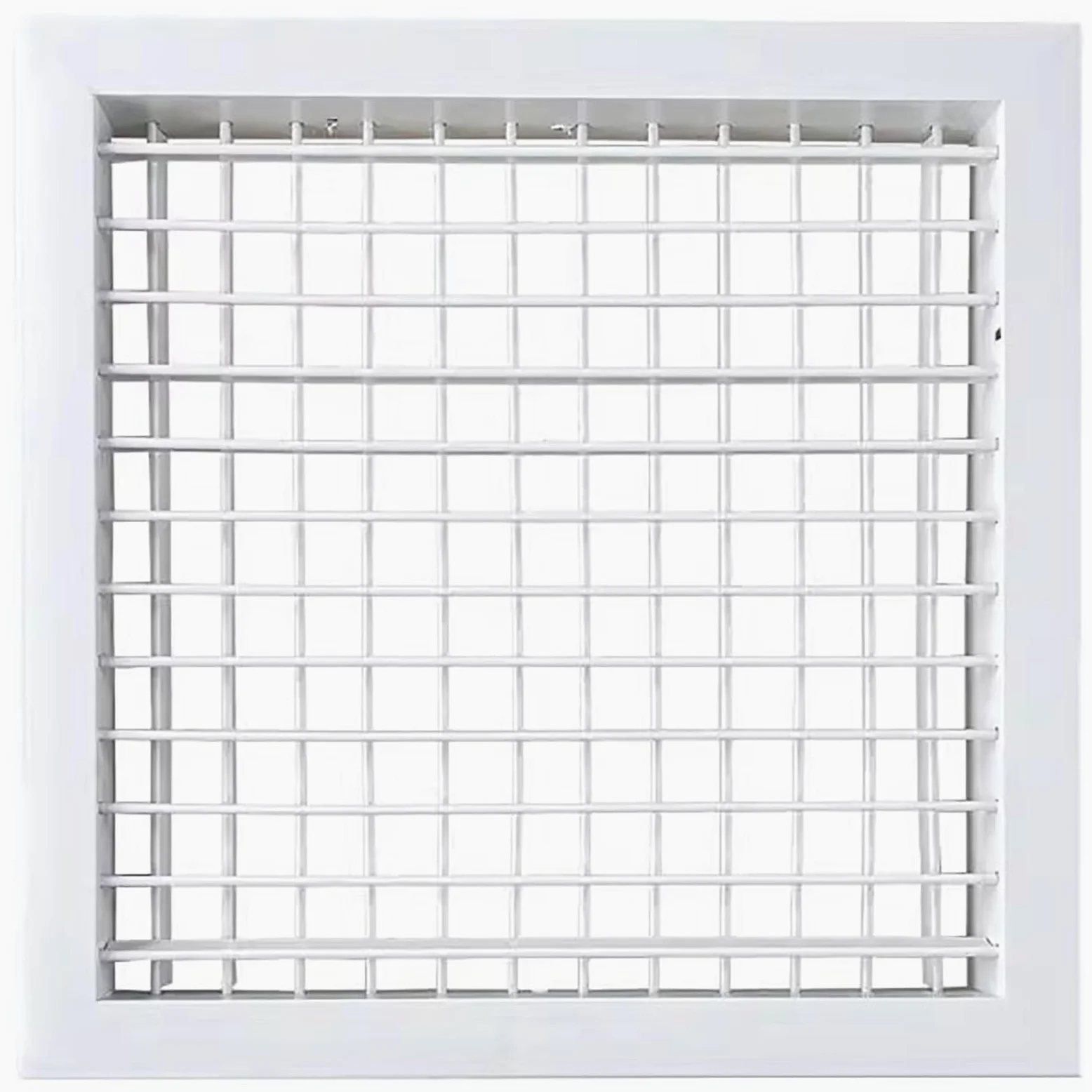 Griglia di Ventilazione Copertura Griglia Di Ventilazione In Alluminio, 15 25 30 40 50 60 cm Griglie Quadrate Con Lama Regolabile Per Ventilatore Di Scarico Per Bagno, Ufficio, Casa(150 x 150 mm (5 8/