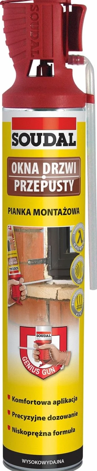 Soudal Genius manuale in schiuma poliuretanica 750 ml