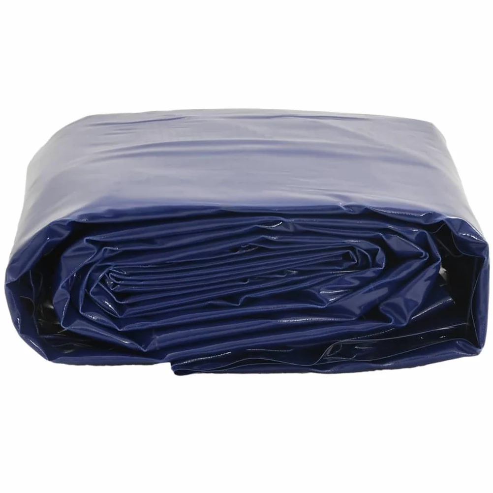 Mangloder Telone Blu 4x7m 650g/m² Telone in Tela con Rivestimento in PVC Impermeabile Antistrappo Resistente ai raggi UV per Mobili da Giardino, Rimorchi, Auto, Barca, Campeggio e cantiere
