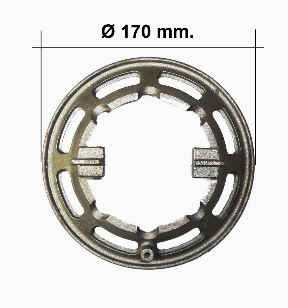 Argo griglia in ghisa per stufa a legna bruciatutto Mignon Ø 170 mm. K7143