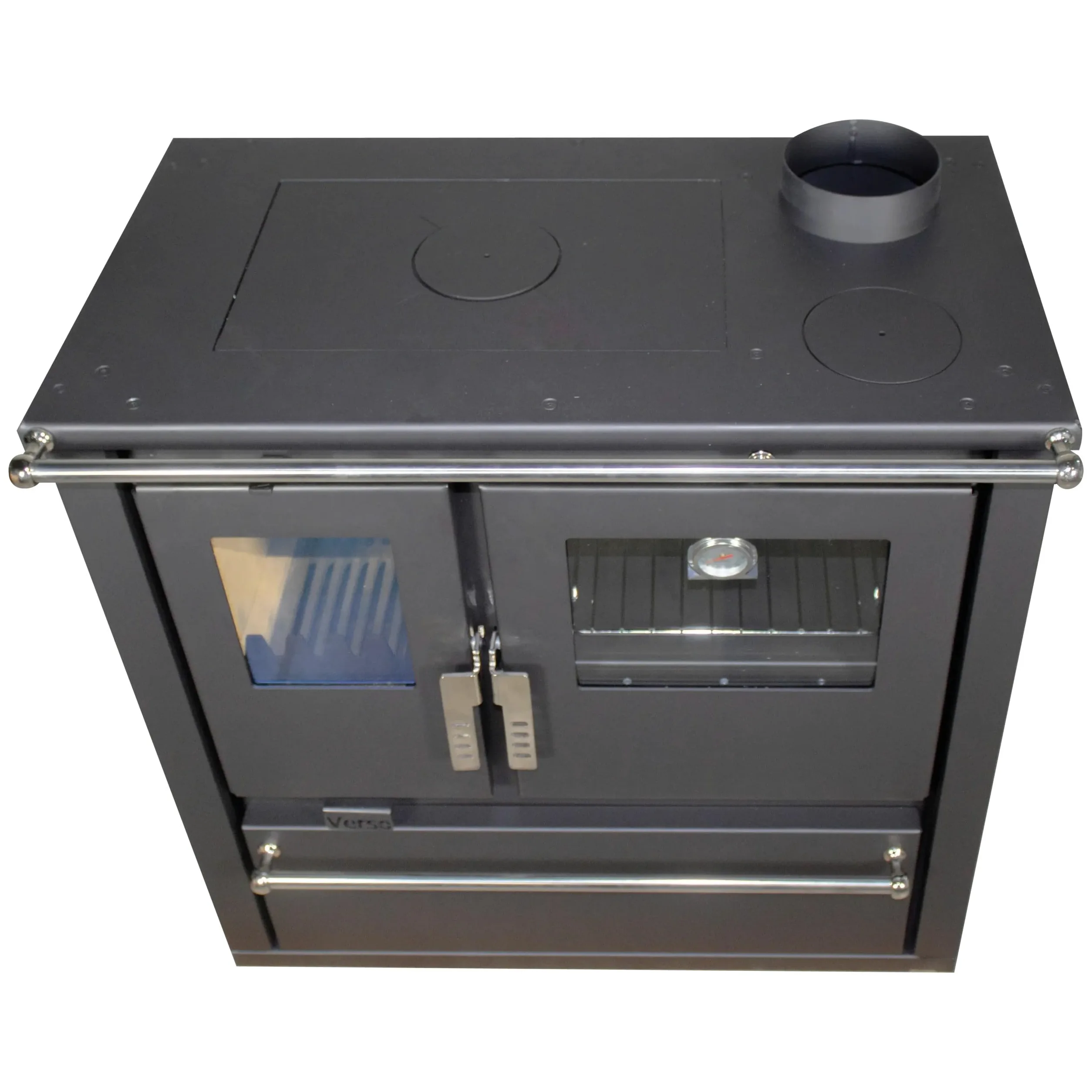 EEK A+ – Verso CS Plus stufa da cucina stufa a legna 7,7 kW – nero