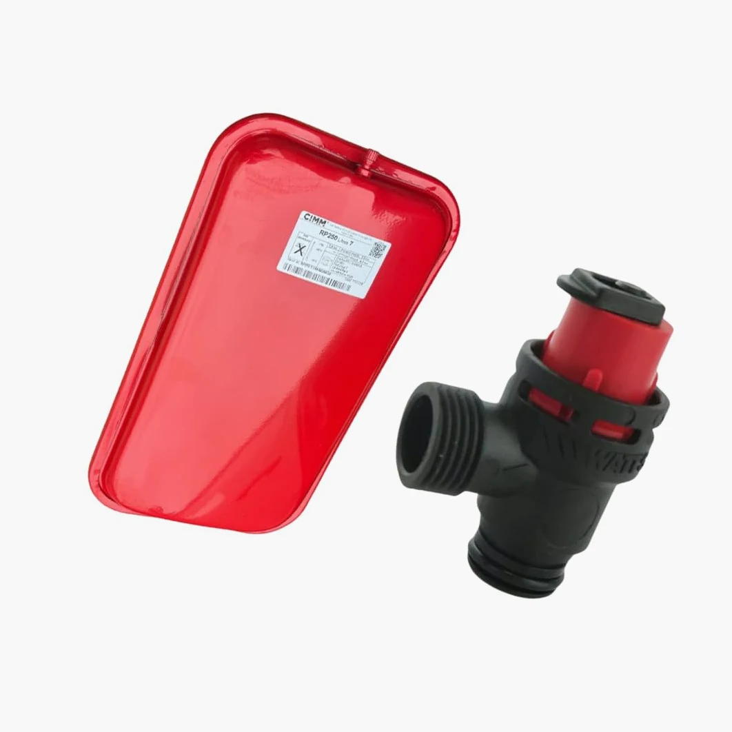 Vaso di espansione caldaia & PRV - Compatibile con Potterton Promax Combi ERP Series - 7661826 & BI1462100