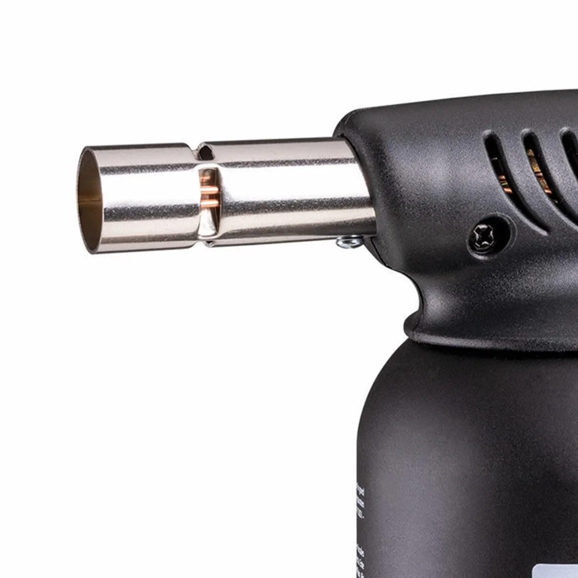 Cannello per saldatura a gas 360° Accensione piezoelettrica 8 cartucce EDIZIONE NERA KEMPER