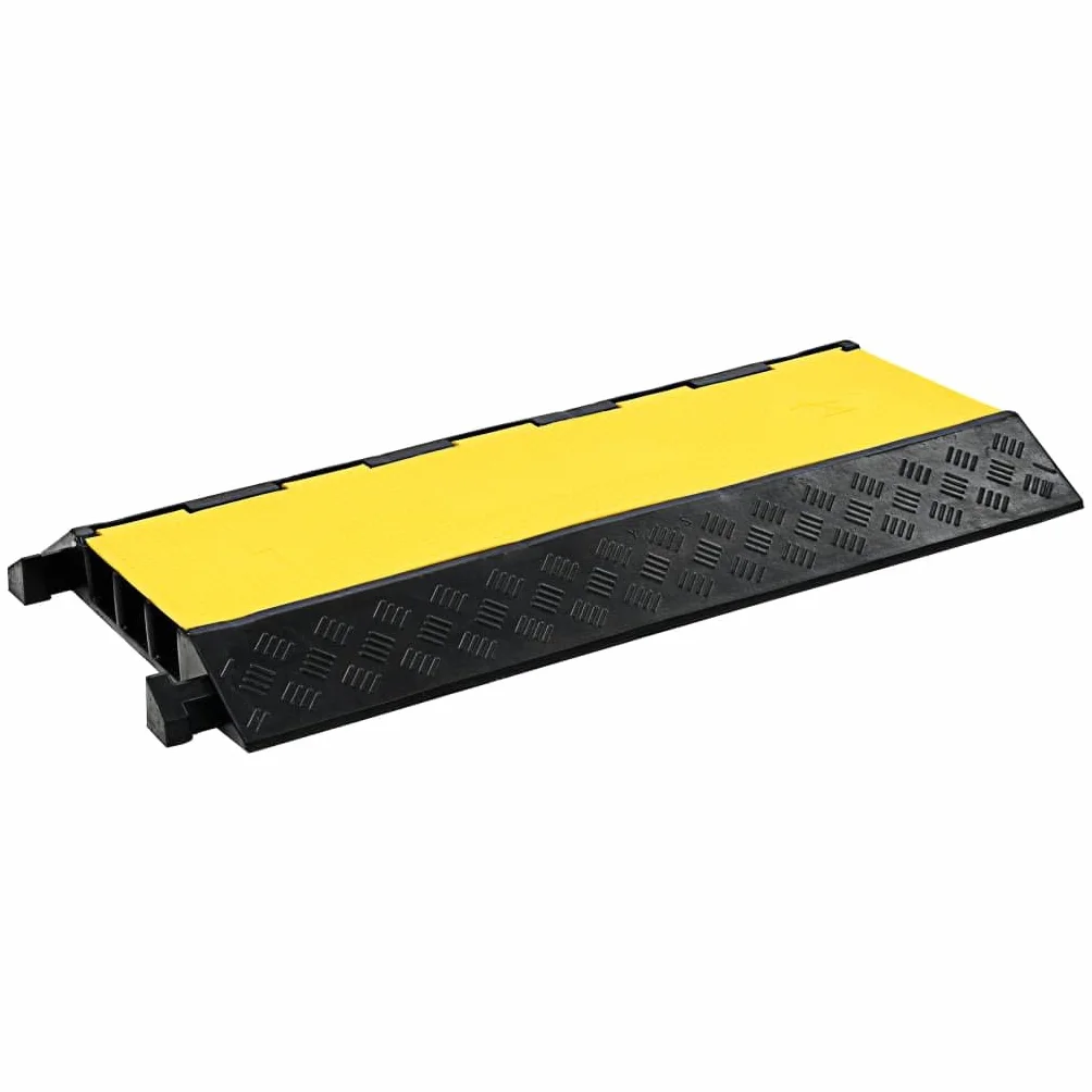 vidaXL Passacavi Gomma 93 cm Modulare Guida Cavi 3 Canali