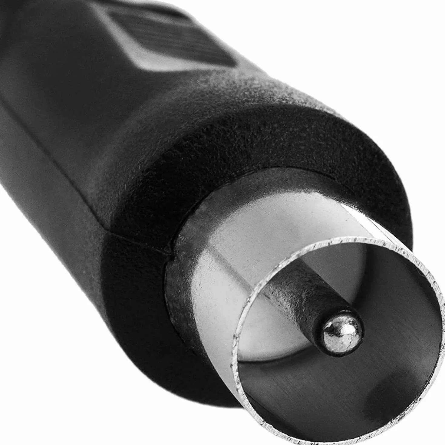 TECHZOCO Cavo antenna TV maschio maschio cavo coassiale antenna TV, cavo antenna tv diritto, cavo televisivo, decoder, 70dB, HDTV, DVB-T2, DVB-C, DVB-S, TV e radio, 75 Ohm, nero, 2,50 metri