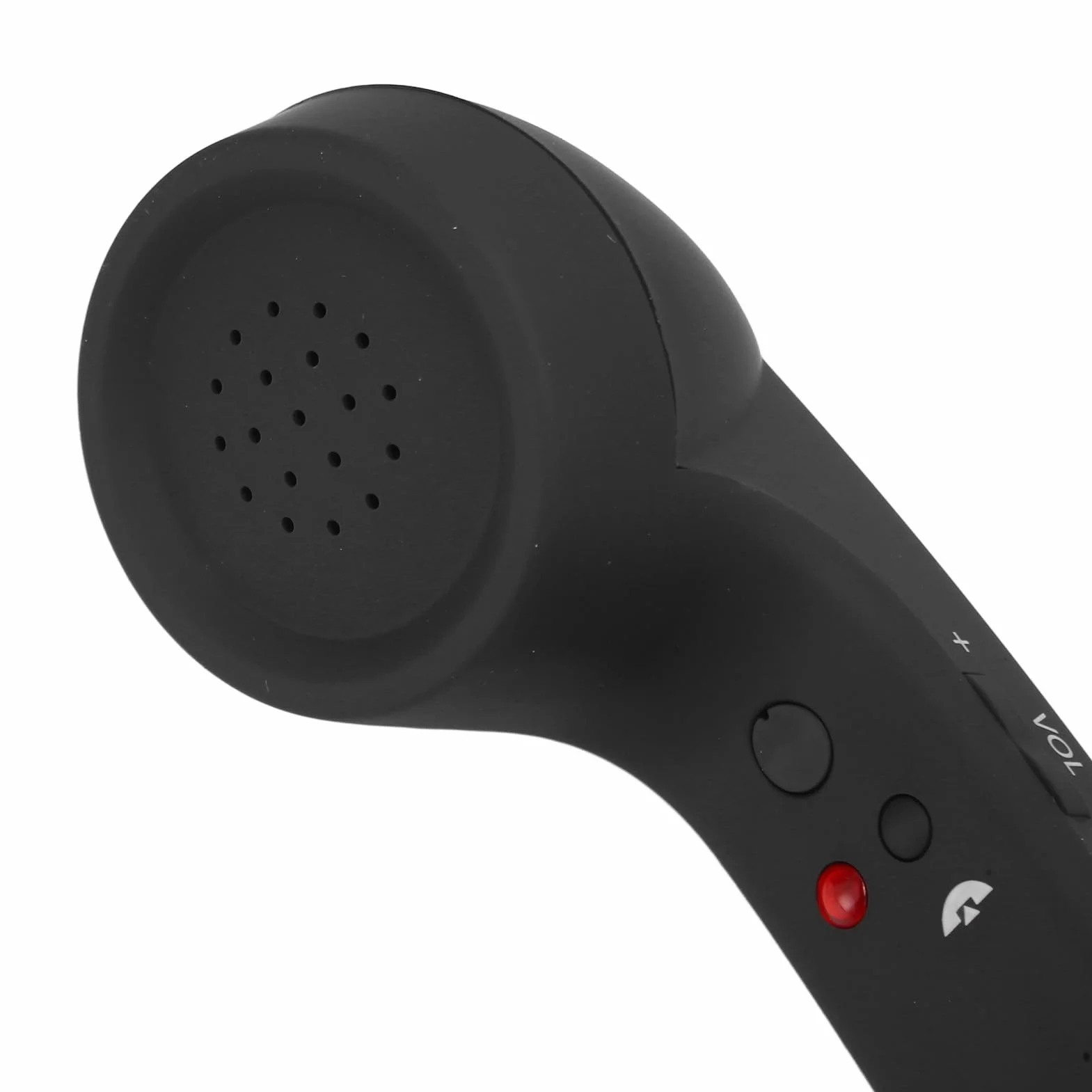 VBESTLIFE Ricevitore Telefonico Vintage, Microfono Ricevitore Cellulare retrò per Tutti gli Smartphone e Computer con Jack da 3,5 Mm (BLACK)