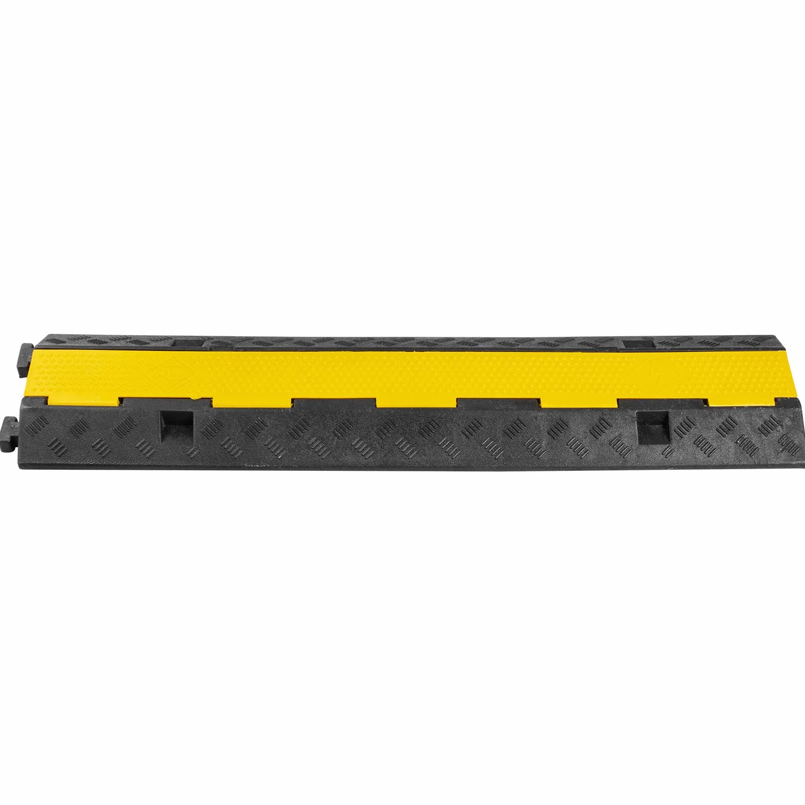 VEVOR Passacavo A Pavimento In Gomma 2 Slot 1000x250x45mm 3 Pezzi