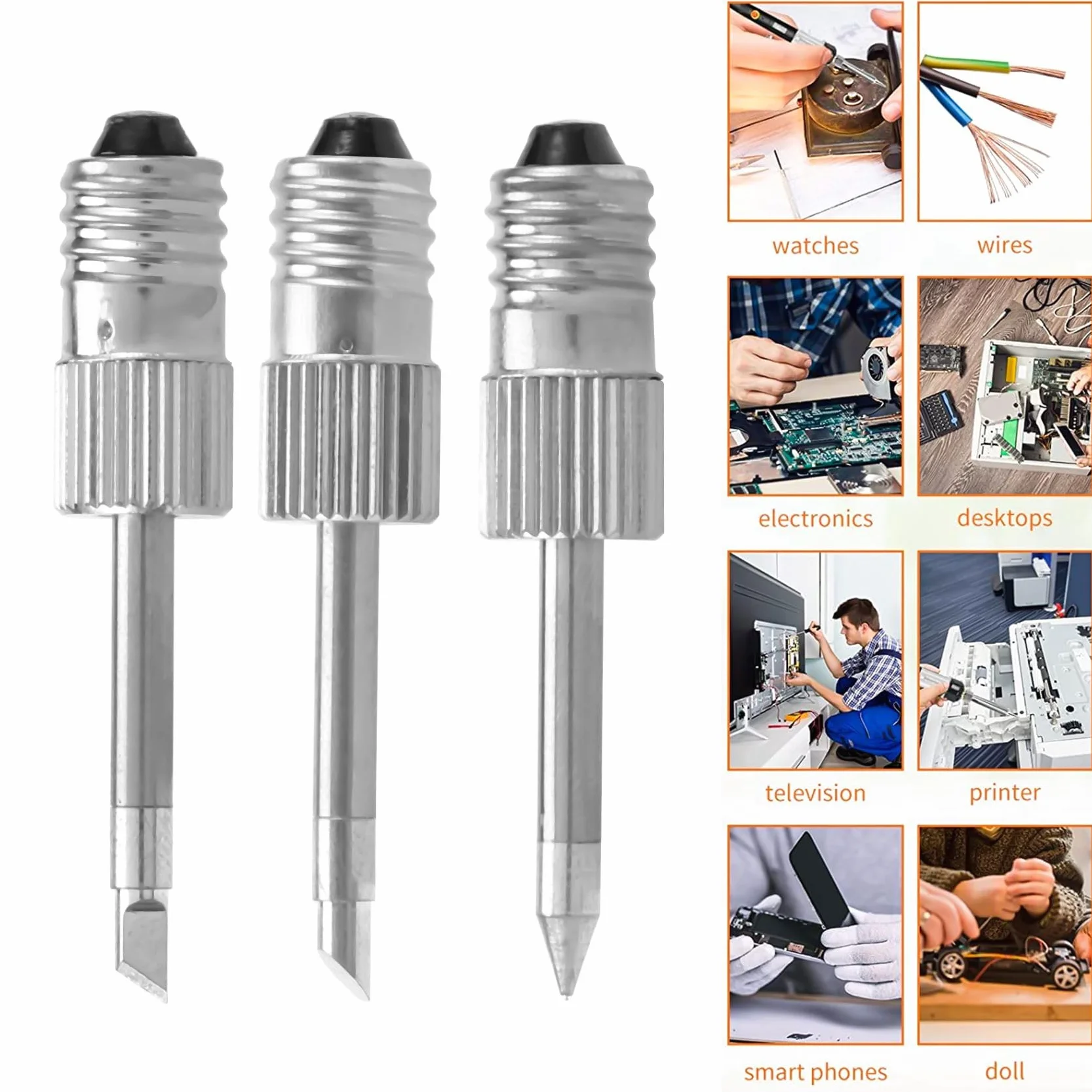 Jevina 3 punte saldatura USB con testa interfaccia E10