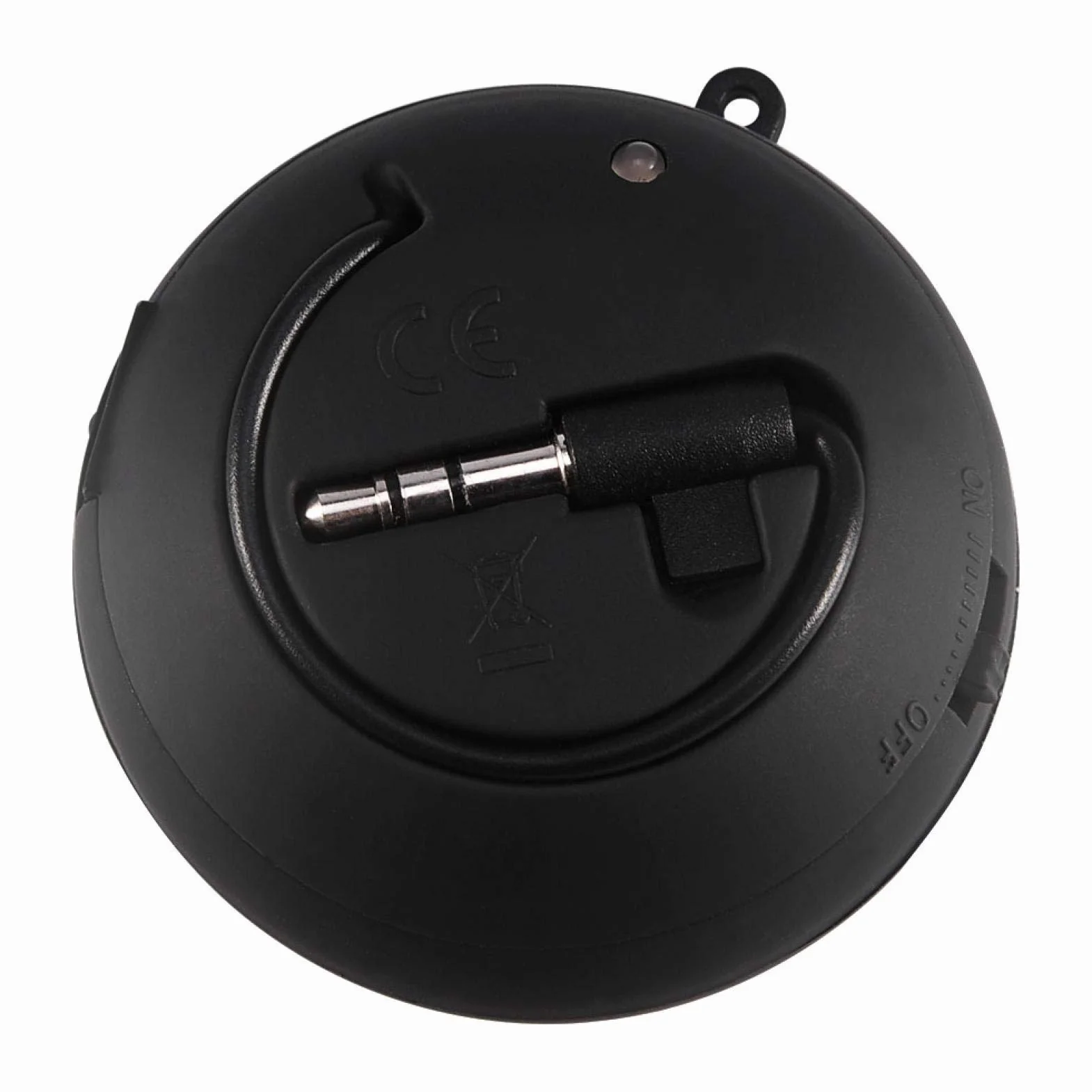 Goshyda Mini Altoparlante, Altoparlante Retrattile Portatile Leggero da Viaggio USB da 3,5 mm a Bassa Potenza con Batteria, per MP3, MP4, MP5, telefoni cellulari, Computer(Nero)