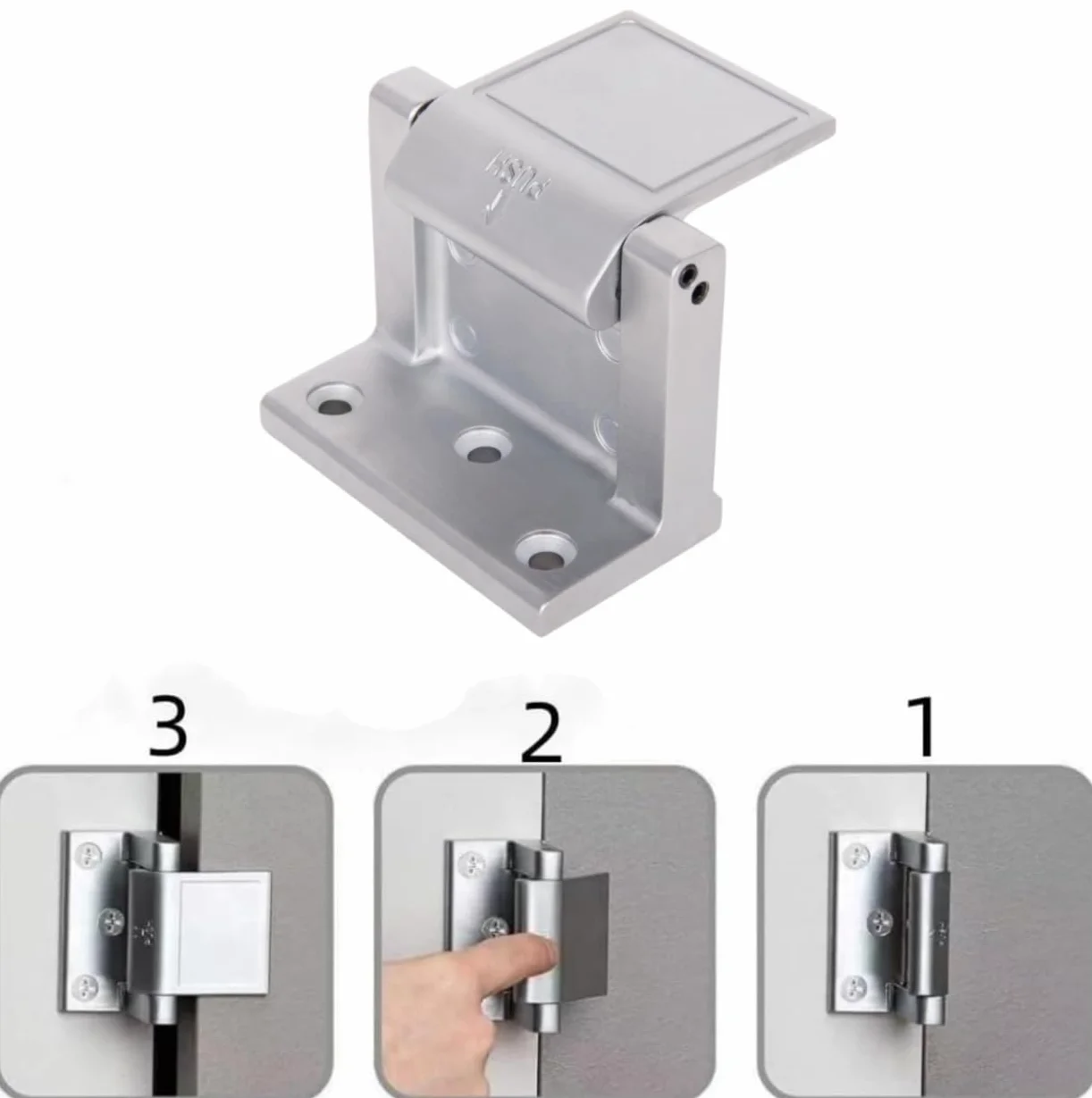 Confezione da 4 serrature per porte a battente per la privacy, serrature di sicurezza per hotel, chiavistello per porte a battente extra alto per la casa