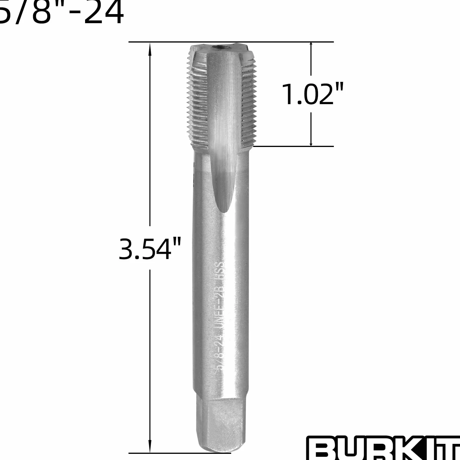 Set di maschi e filiere UNEF 5/8"-24 maschio for filettatura a macchina filiera tonda