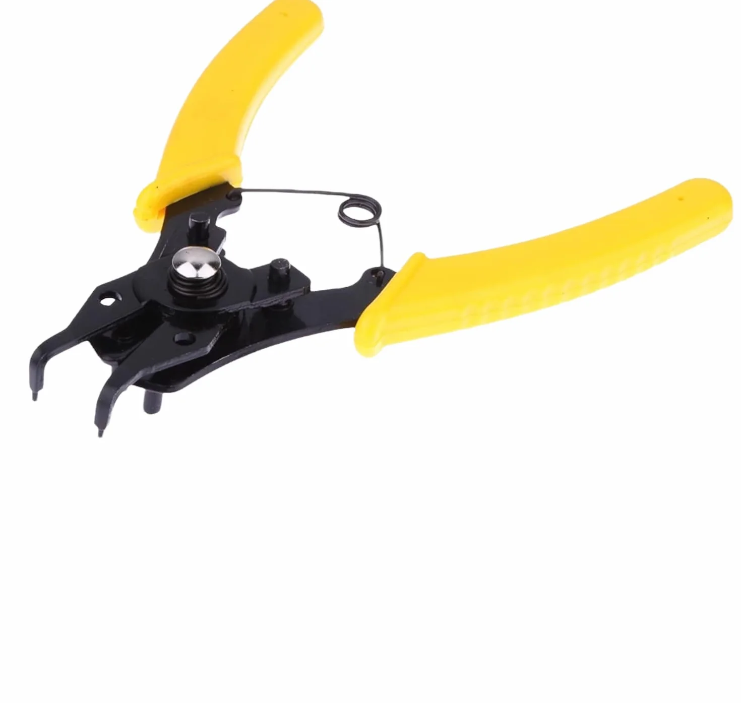 Pinza per Anelli Elastici Seeger 4 in 1 Professionale Acciaio al Carbonio Punte Intercambiabili Interni Esterni
