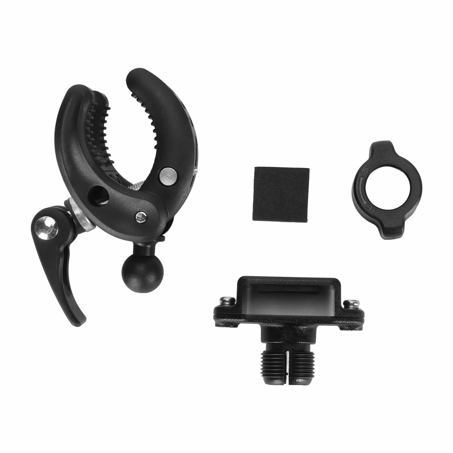 Supporto Per Walkie-talkie Per Moto, Radio Bidirezionale Per Bici, Supporto Per Bici, Morsetto Radio Portatile Regolabile Per Radio Bidirezionale, Nero