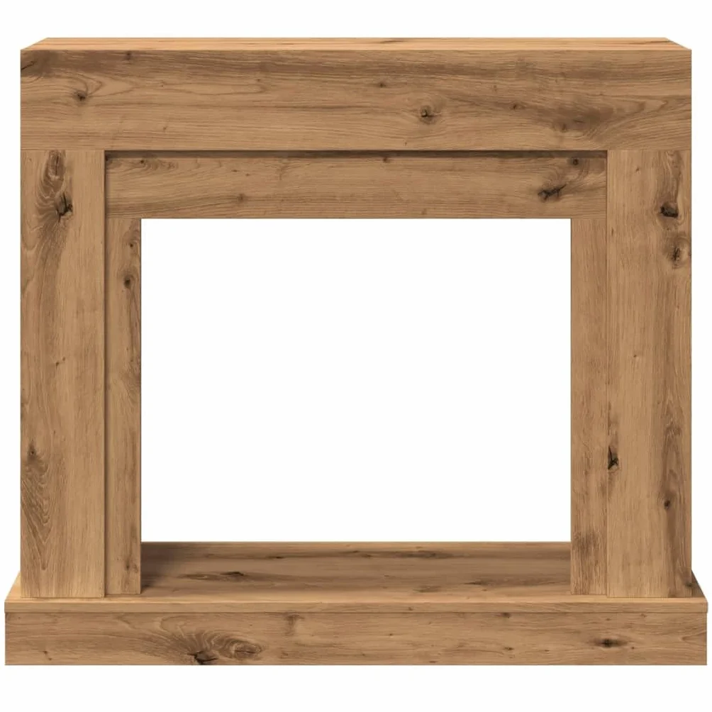Gecheer Cornice per Camino, Design Funzionale con Ripiano, Compatibilità LED 100x30x87,5 cm Truciolato