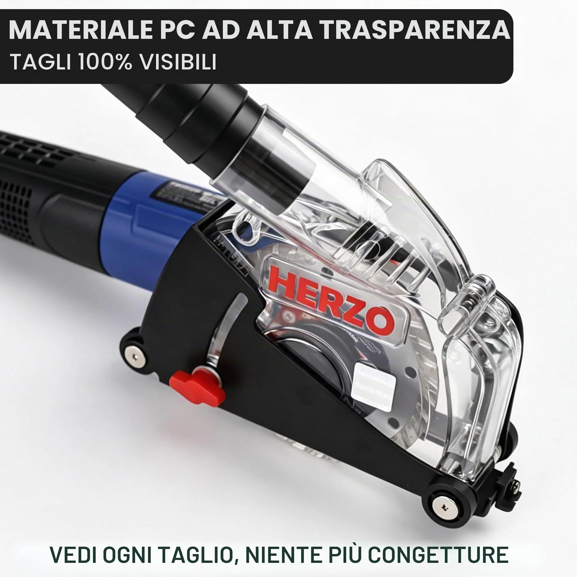 Cuffia Aspirazione Smerigliatrice Angolare 115mm 125mm HERZO