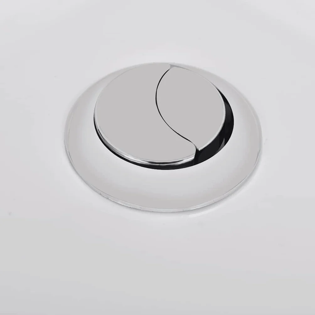 vidaXL Set WC e Bidè in Ceramica Bianco Vaso Water Bidet