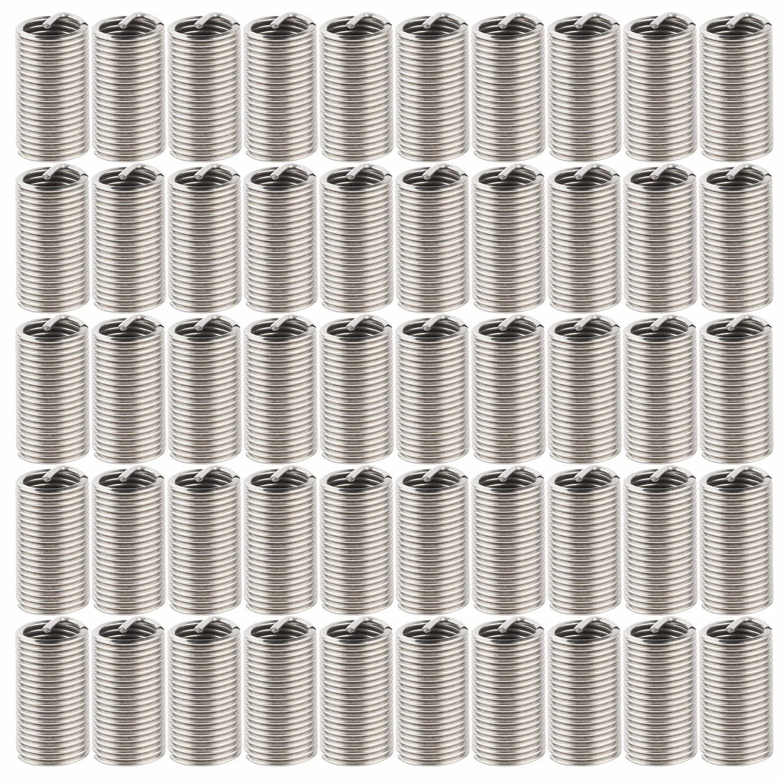 Inserti per Filettatura M10X1.25 Elicoil 50 Pezzi Acciaio Inossidabile