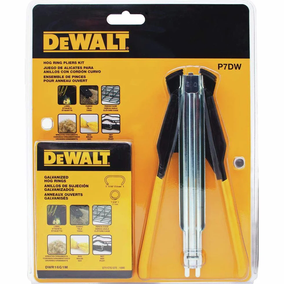 DEWALT P7DW Kit pinze per anelli di maiale