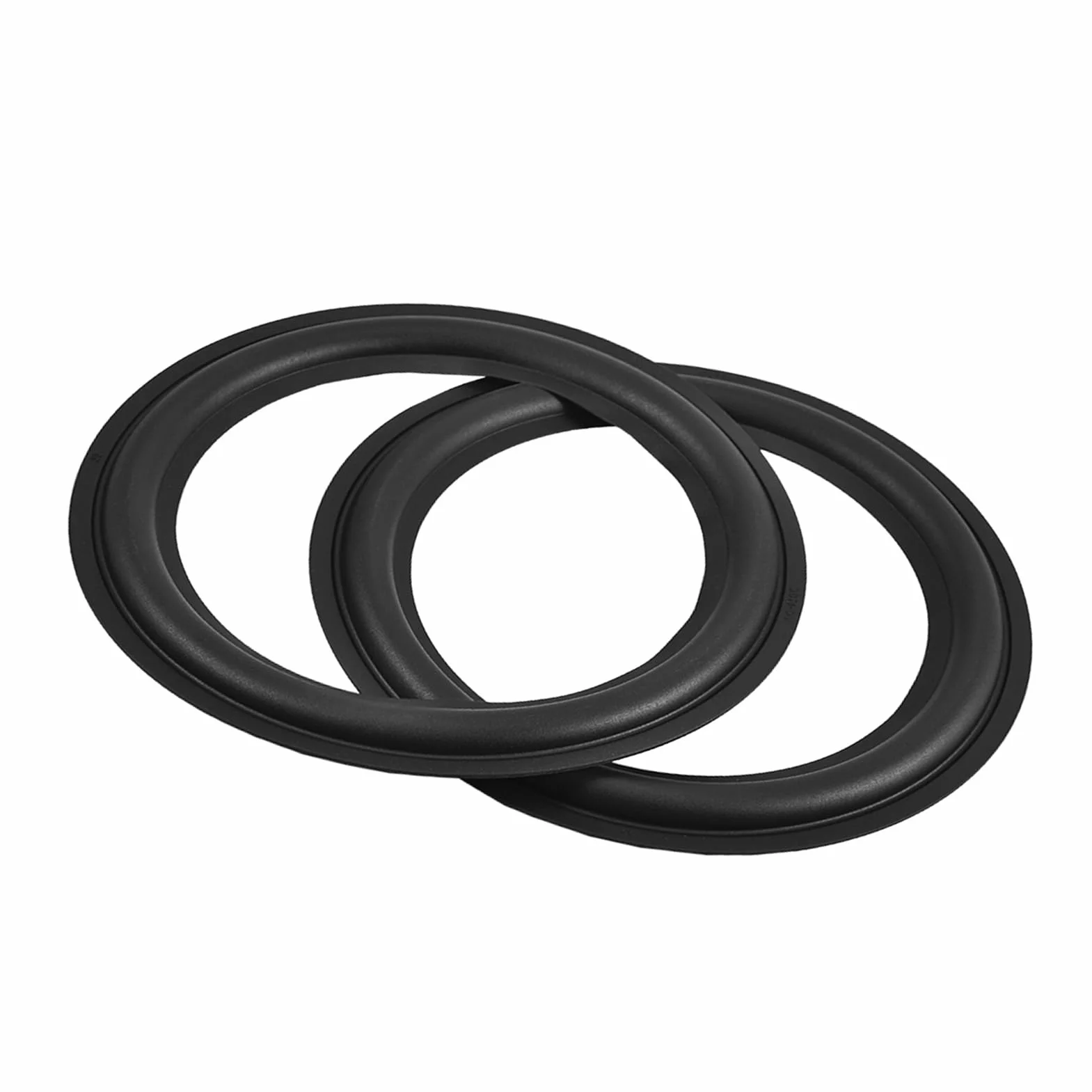 Parti di Riparazione del Bordo in Gomma per Altoparlante e Bordo 'altoparlante Surround antietà per Altoparlanti, 2 Pezzi di Riparazione del Bordo del Woofer da 8 Pollici