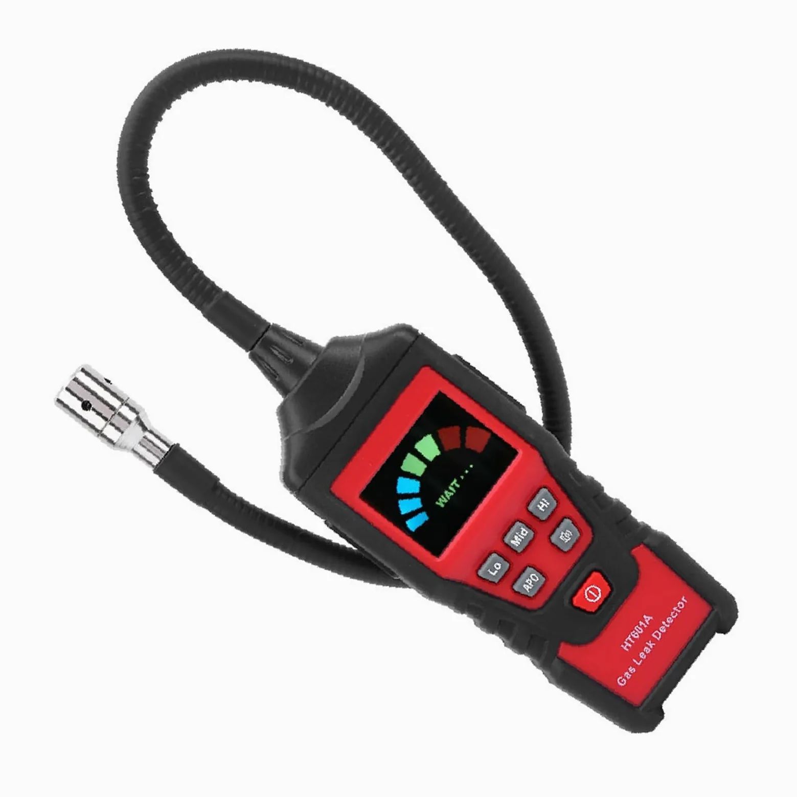 Marhynchus HT601A Rilevatore di Gas Rilevatore di Gas Combustibile Portatile con Display a LED Sonda Flessibile da 40 Cm Reset Automatico Allarme Sonoro e Visivo per Cucina Domestica Bagno Grill House