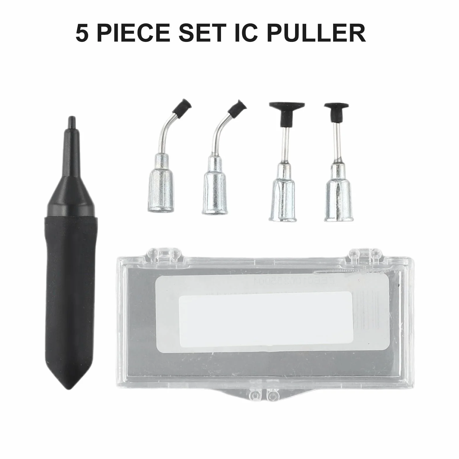 Penna sottovuoto antistatica 90 mm con ventose per dissaldatura IC, set 5 pezzi