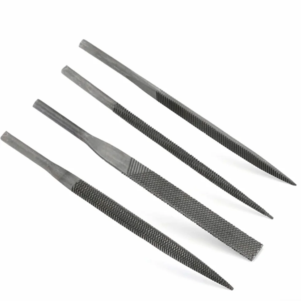 Lima piatta 5 x 140 mm denti medi per intaglio e sbavatura