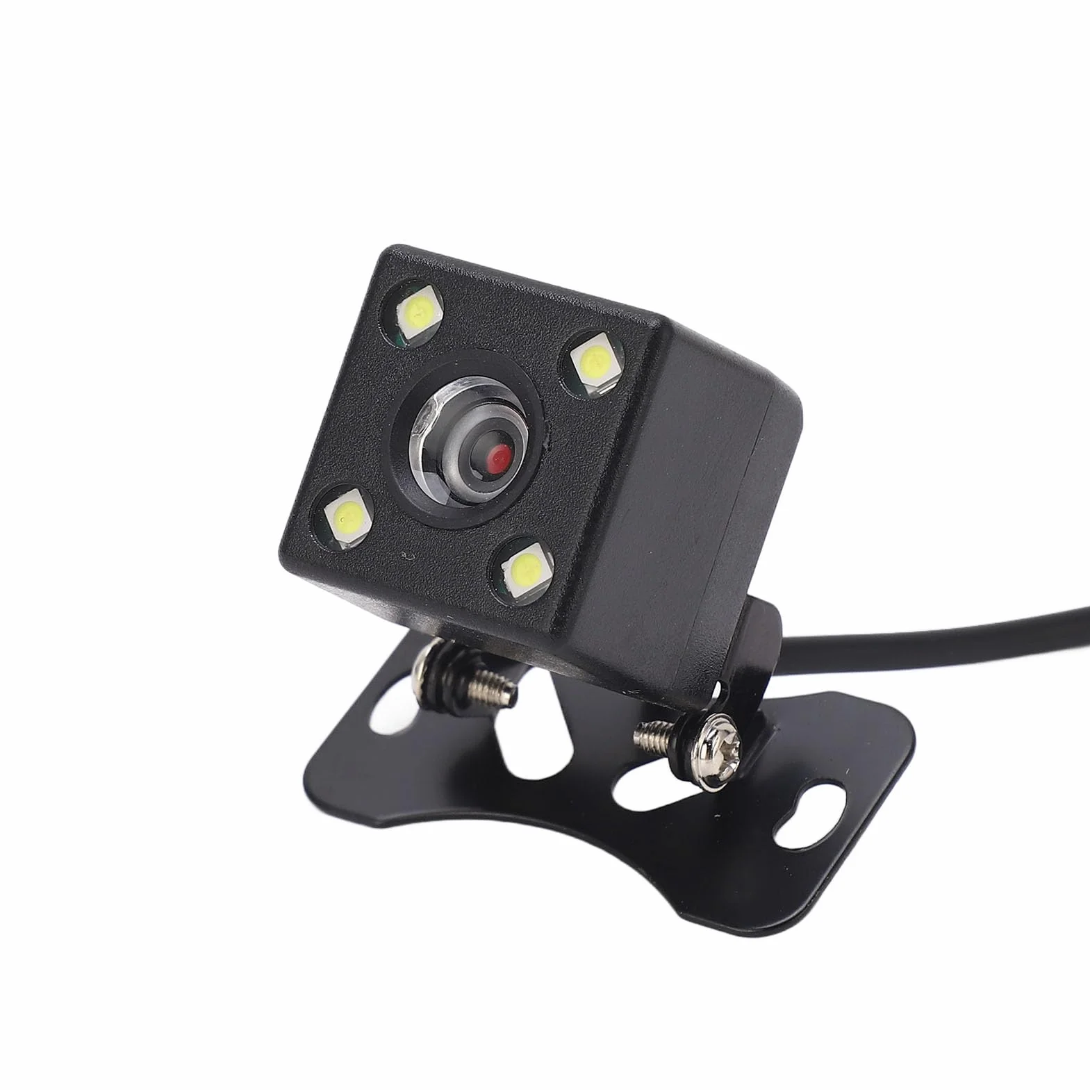 Telecamera per Specchietto Retrovisore, Dash Cam a Specchio 7 Pollici con Fotocamera a 4 LED, Telecamera Posteriore 1080P per Auto, Telecamera di Backup Impermeabile (Senza