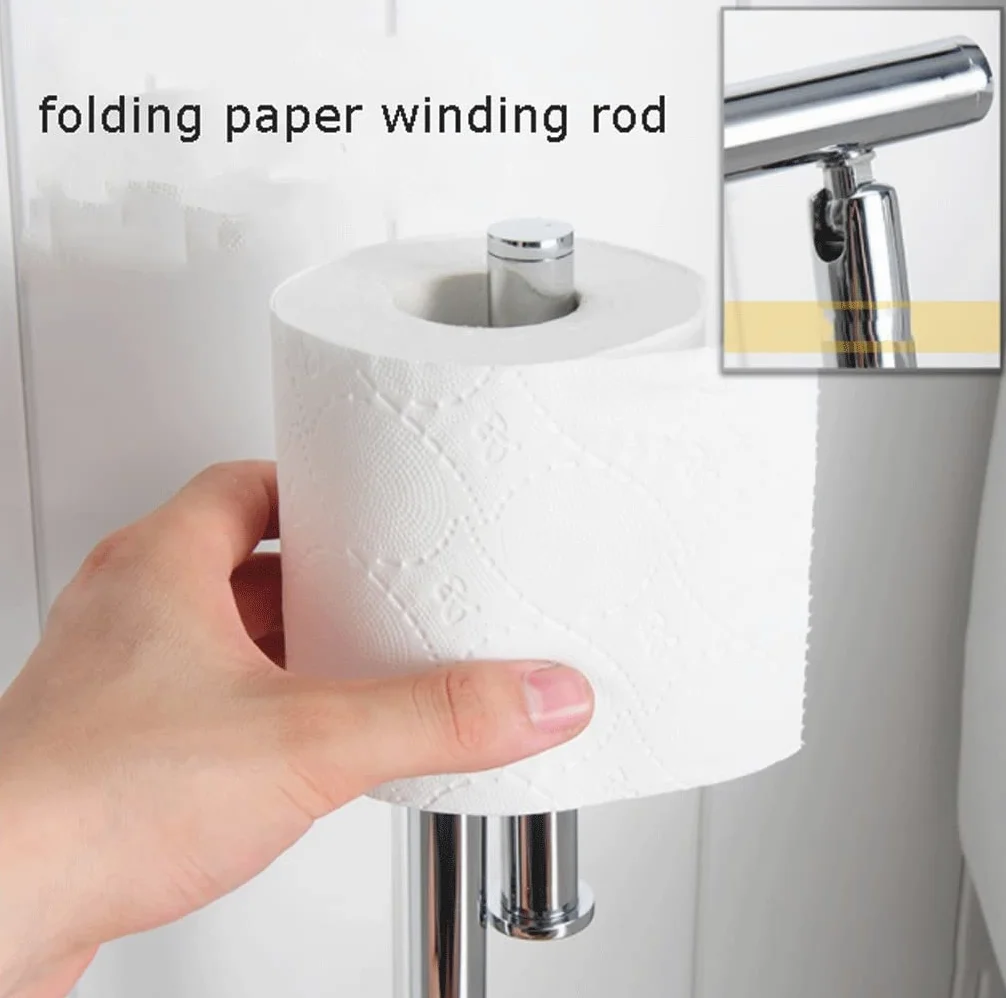 Porta Carta igienica Porta Tessuto da Terra Pieno in Rame del Rame Pieno del Rame del Rame del Rame del Rame di Alto Valore con Il Supporto del Vetro temperato for Il Bagno Design Elegante