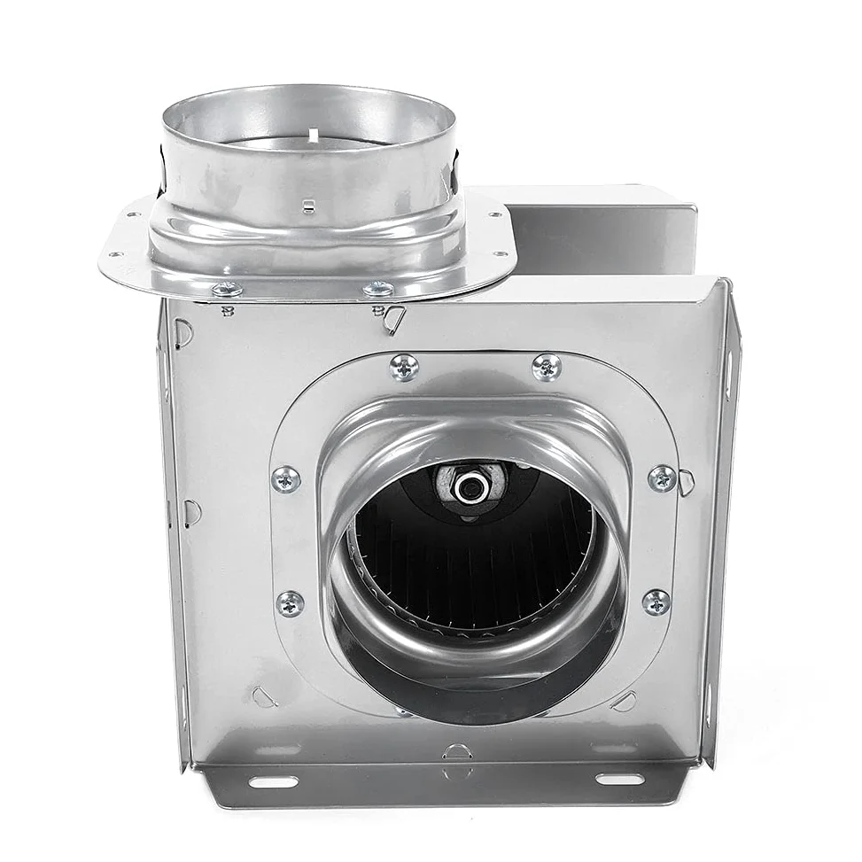 YWBL-WH Ventilatore Estrattore 4in, 250m³/h Silenzioso per Bagno | Motore in Rame da 220 V, Rumore Ridotto a 45 DB, Pressione del a 110 Pa, Impermeabile IPX2, Alloggiamento in Metallo per