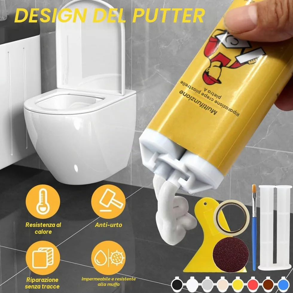 Kit Riparazione Piastrelle e Vasca da Bagno 85 g