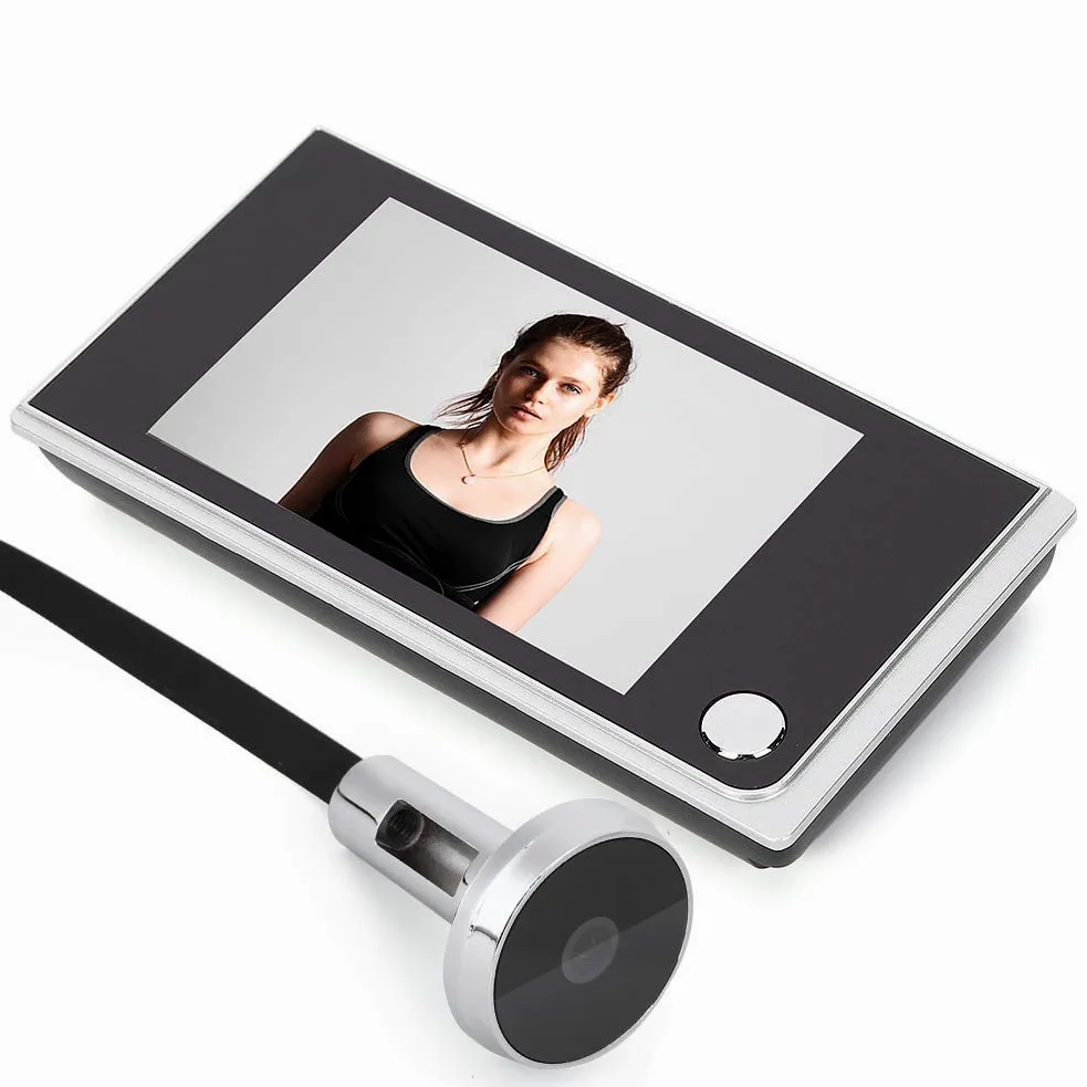 Spioncino Elettronico Digitale Con Telecamera, Monitoraggio Elettronico Videocamera Spioncino Digitale Porta Blindata Da 3,5 "lcd Digitale Da 120 Gradi Visualizzatore Di Videocitofono Wireless.