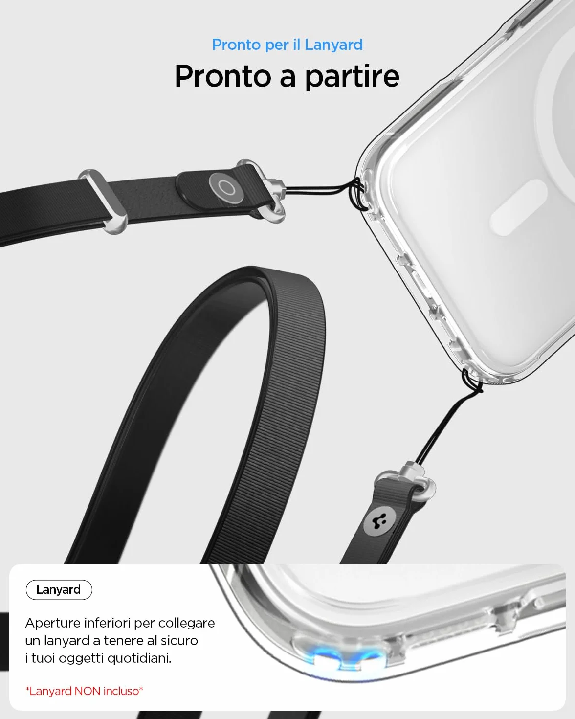 Spigen Cover per iPhone 17, Ultra Hybrid MagFit, Compatibile con MagSafe [Tecnologia DuraClear] - Clear White