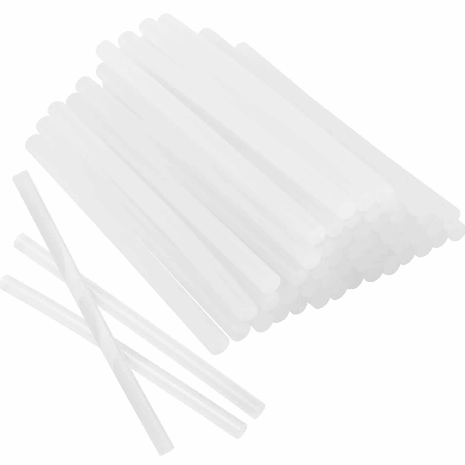 Bastoncini colla a caldo trasparenti 11x200mm 50 pezzi ricarica universale