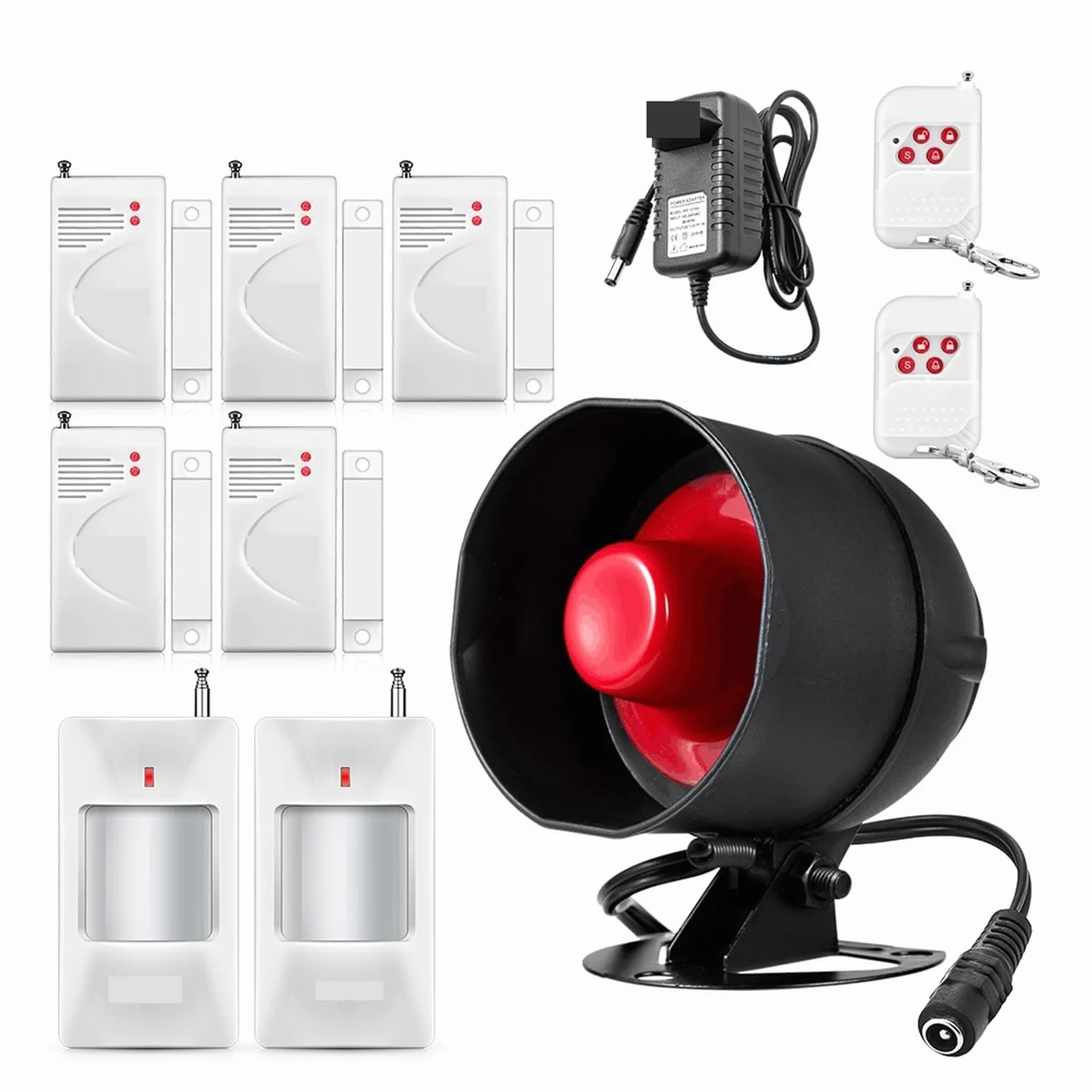 Sistemi Allarme Casa Di Allarme Sicurezza Wireless Smart WIFI Sirena Sensore Movimento For Antifurto Domestico Compatibile(Not WIFI KIT 2)
