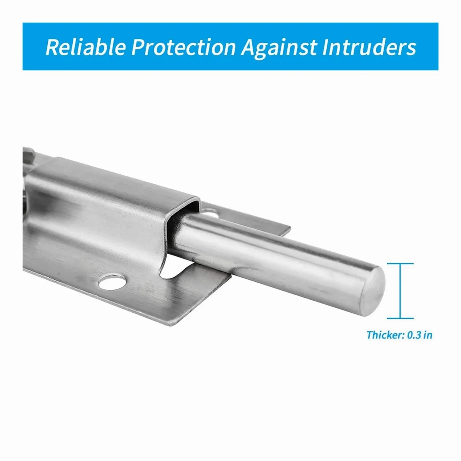 Chiavistelli Per Porte 2/4/6/8/10PC Porta In Acciaio Inox Serratura di Sicurezza Fibbia Finestra Fermo Addensato Cancello Scorrevole Torre Bulloni Fermo Cattura ferramenta for la casa(20Pcs)