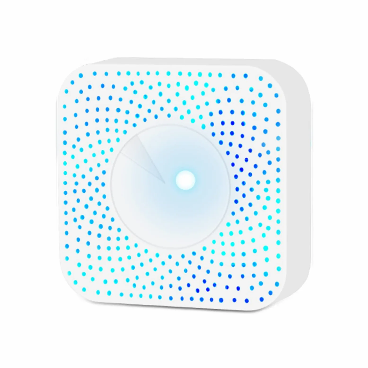 per Tuya Zigbee Smart 6-in-1 Rilevatore dell'aria con monitor della qualità dell'aria PM2.5/formaldeide/VOC/temperatura e umidità/CO2 monitor per casa e ufficio