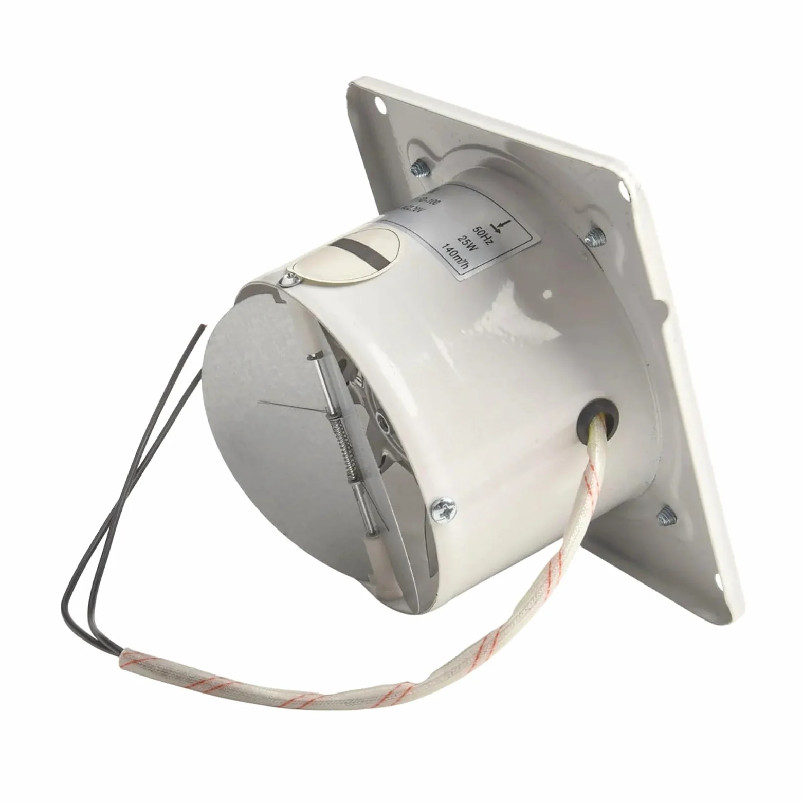 Estrattore Aria, Ventilatore da 32 W, la di Scarico da 6 Pollici, Estrazione Aria efficiente, Materiale in Ferro di Alta qualità, Design Leggero, 19 x 13,5 x 15 cm.