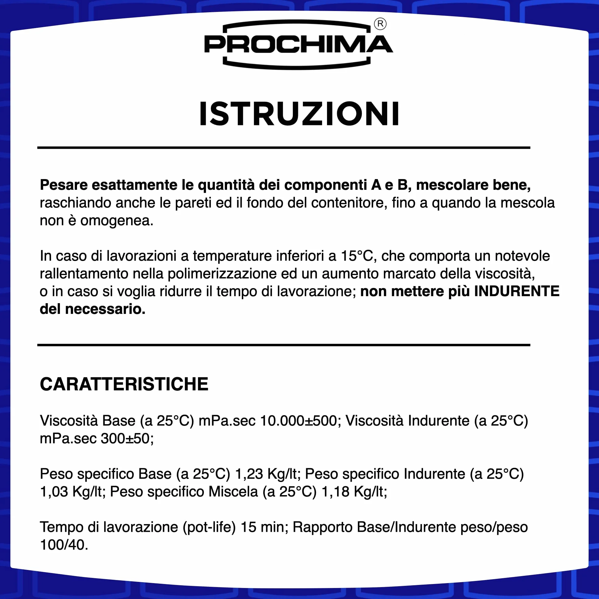 Prochima Resingear Carbon A+B Resina Nanotubi Carbonio 1 kg