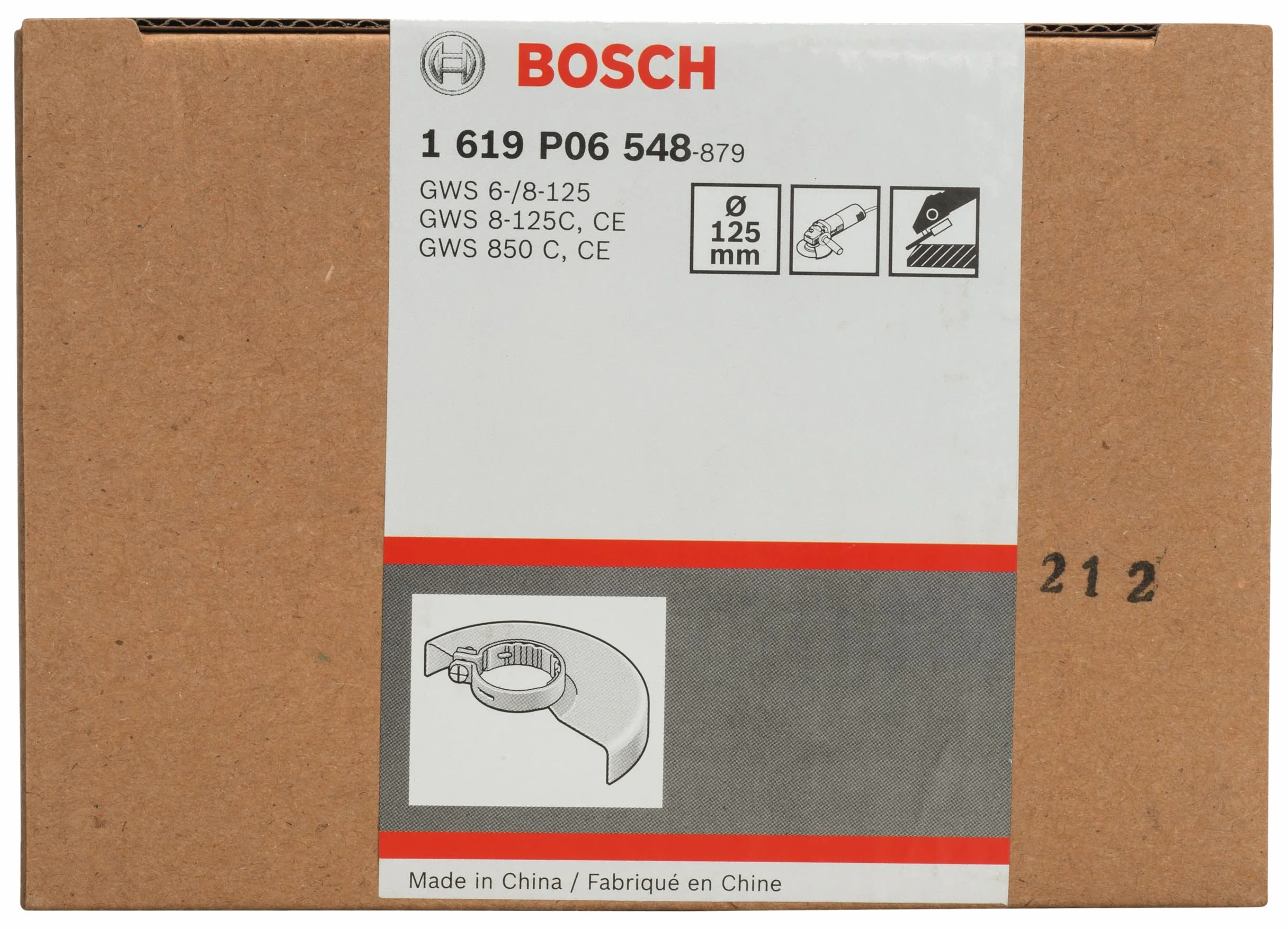 Bosch Professional Cuffia di Protezione Ø 125 mm Accessori Smerigliatrici Angolari