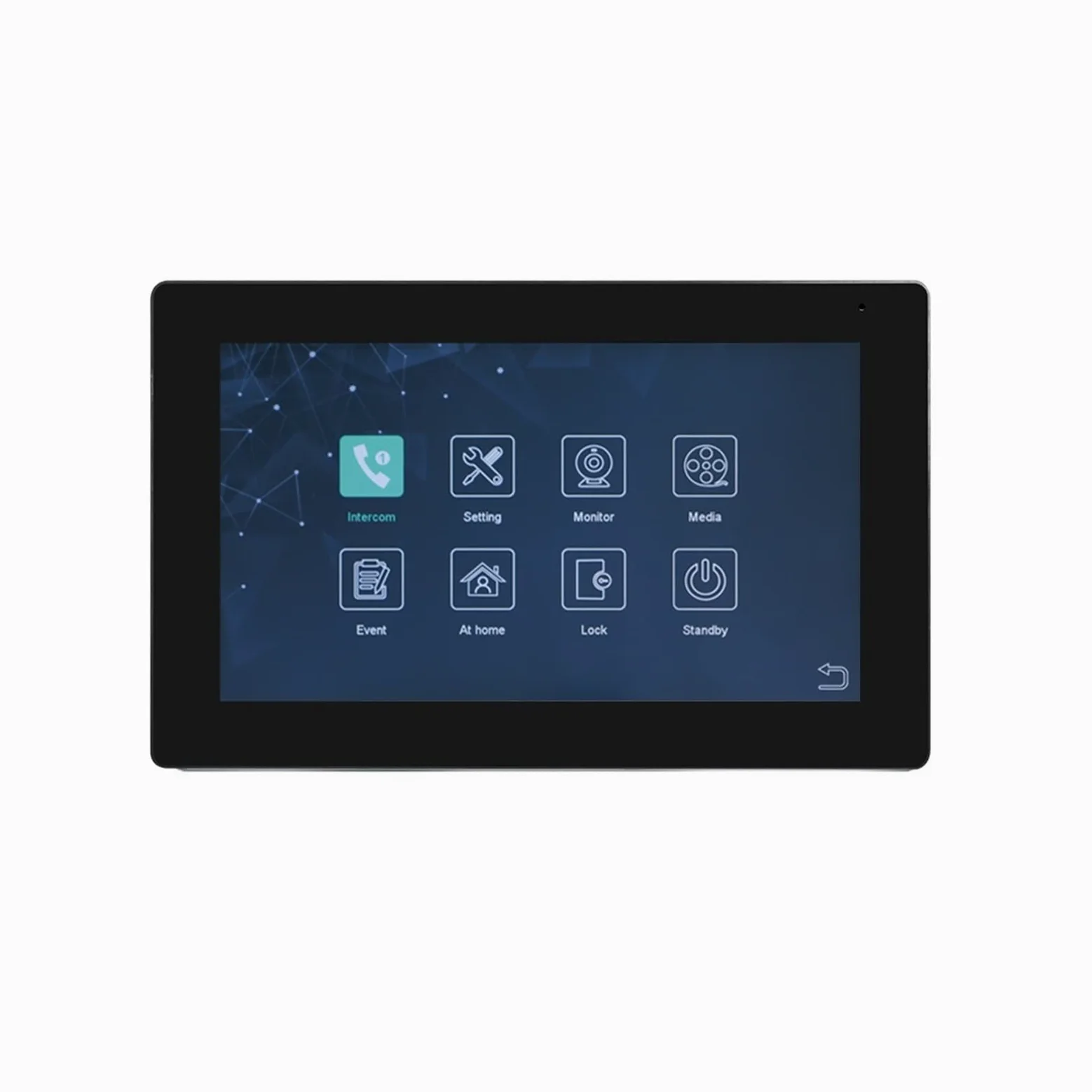 Videocitofono Wifi, Videocitofono Tuya da 10 pollici for il videocitofono multilingua del telefono del portello del touch screen domestico con controllo di accesso remoto per la sicurezza domestica(J-