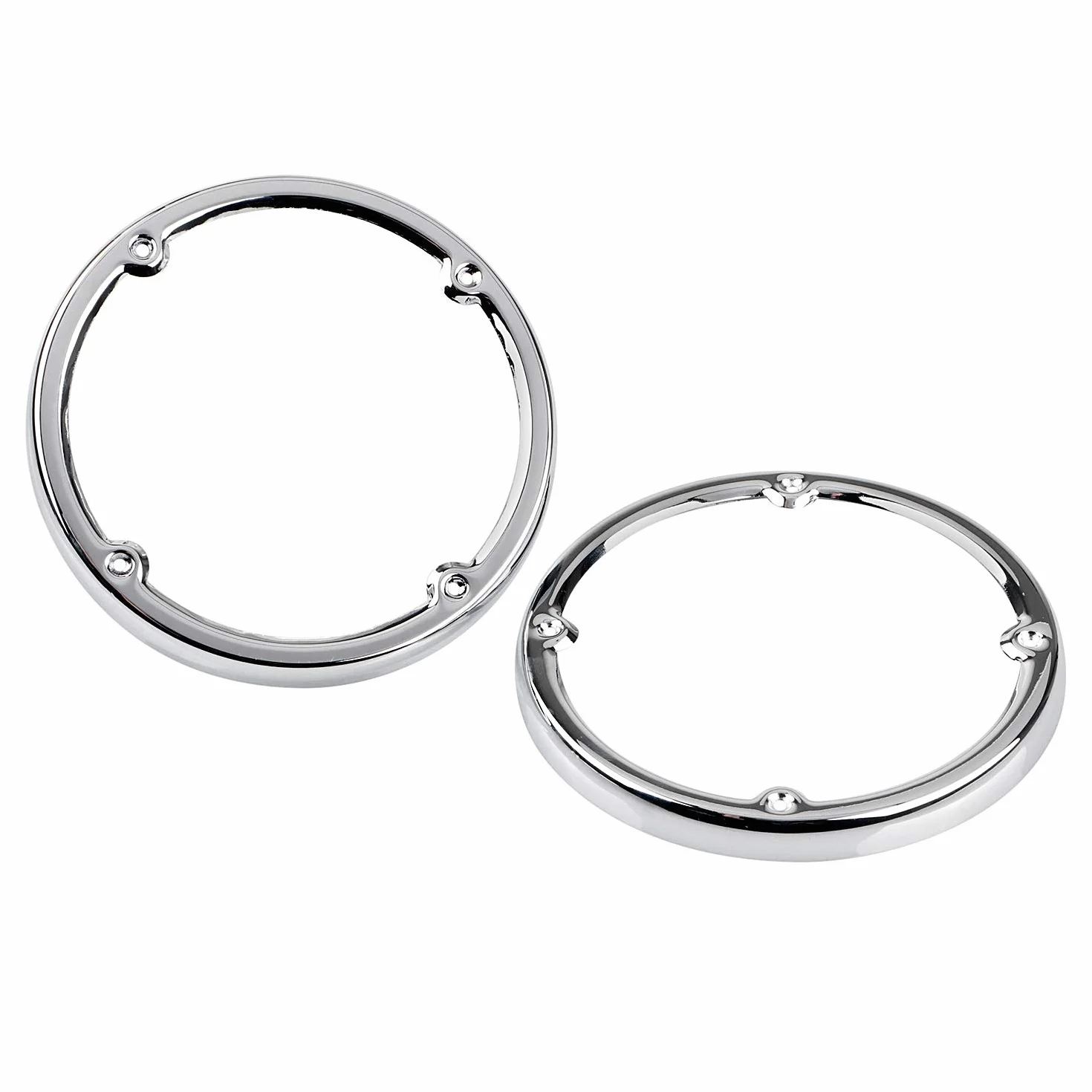 Cromo Tour Pak Altoparlante Posteriore Griglia Accenti Cornici Trim per Harley Touring FLHTCU FLHTK FLHTCUTG 2014-2023