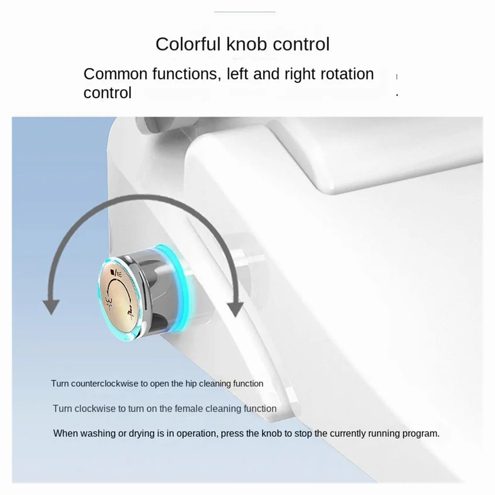 Tavoletta WC Chiusura Ammortizzata Sedile bidet automatico con funzione di riscaldamento, sedile WC intelligente universale a forma U e D(51.5 Automatic cover,220V-230V)