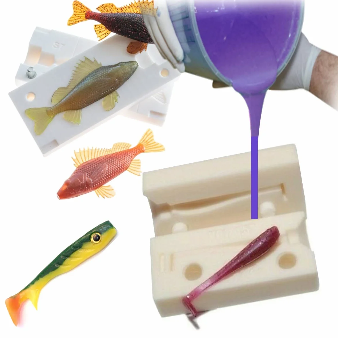 Gomma Siliconica GLS-50 Liquida da Colata Prochima 500 g