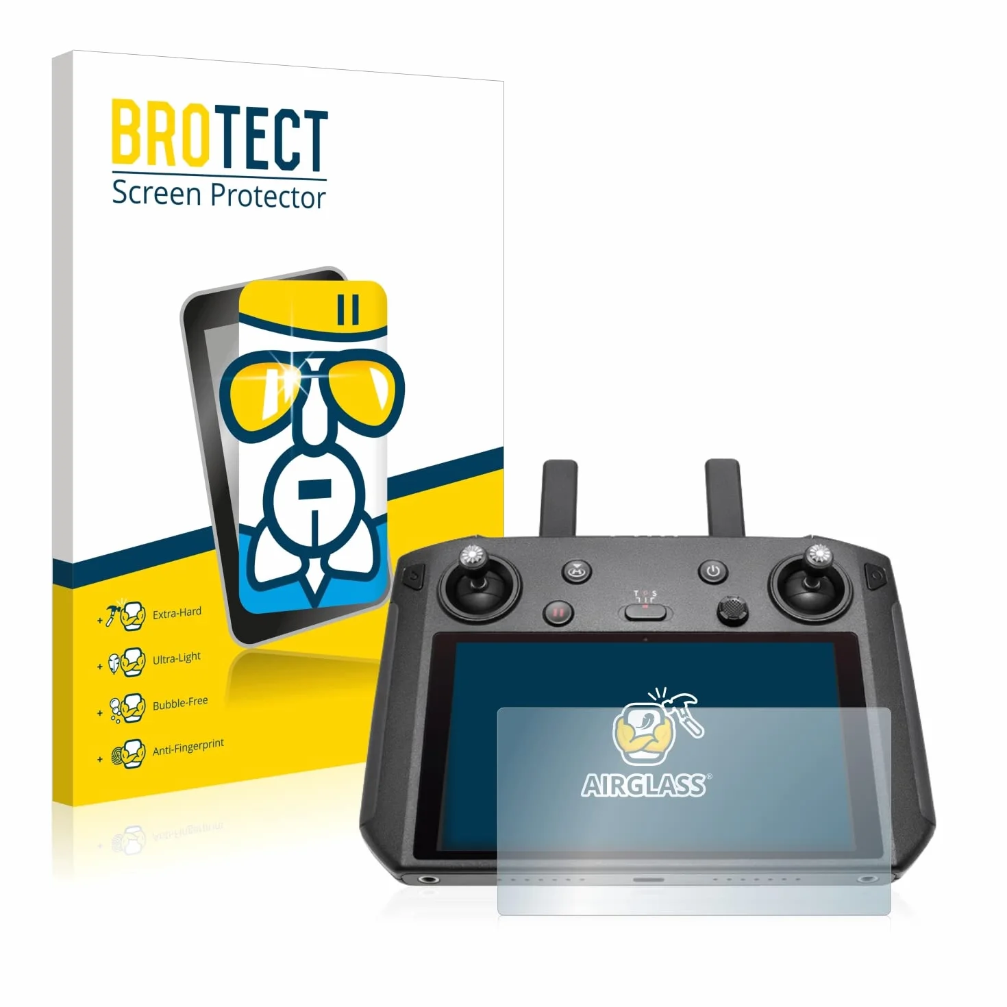 brotect Pellicola Protettiva Vetro per DJI Smart Controller Protezione Schermo [Durezza Estrema 9H, Chiaro]