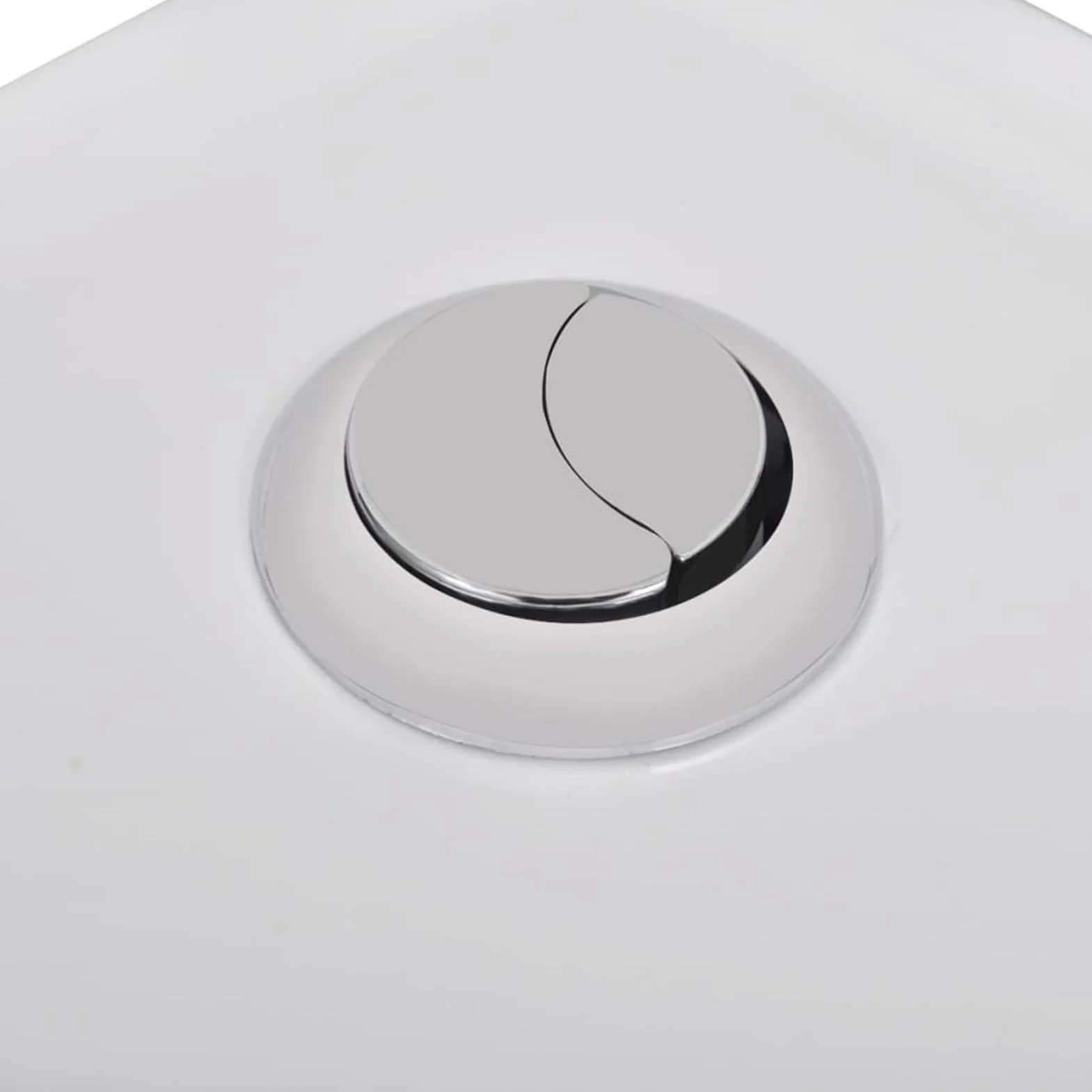 Homgoday WC in ceramica, WC compatto a pavimento WC con meccanismo a doppio scarico WC WC ad angolo in ceramica bianca