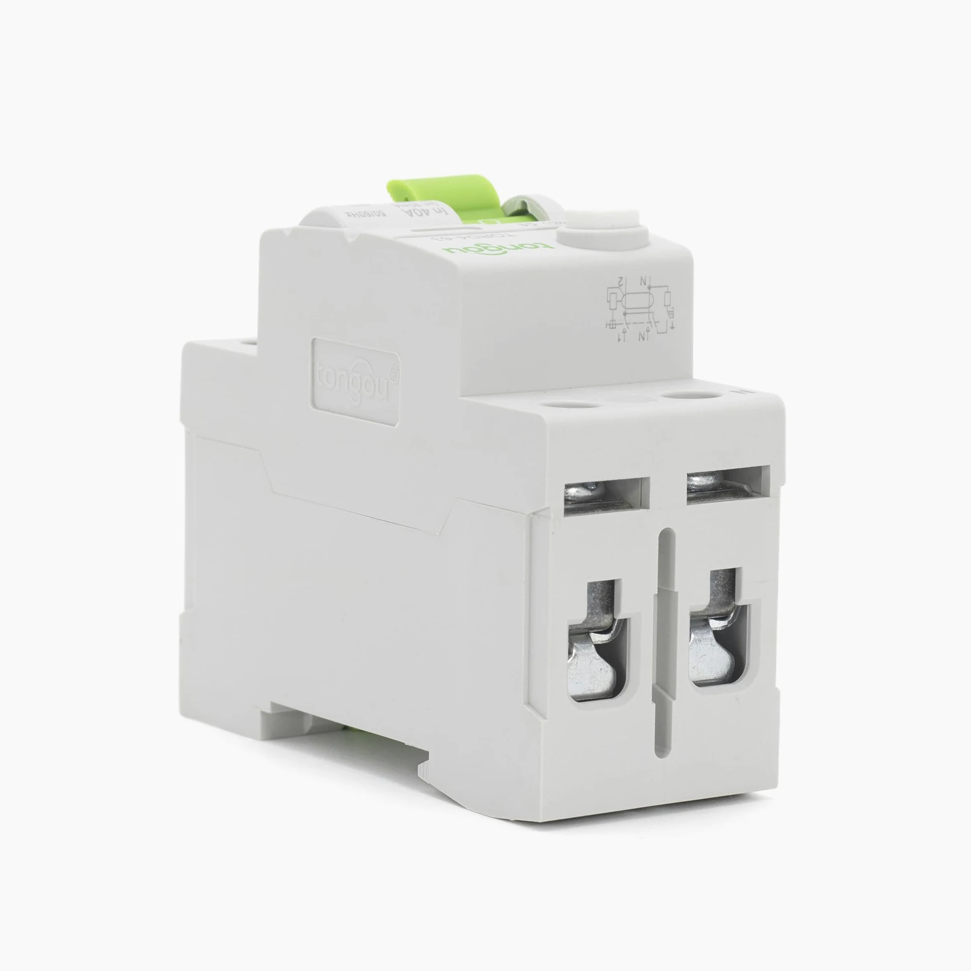Interruttore Magnetotermico Differenziale Interruttore Differenziale RCCB 2P 16A-63A 230V 6KA, Salvavita Elettromeccanico 10-100mA(2 Pole 300mA,25A)