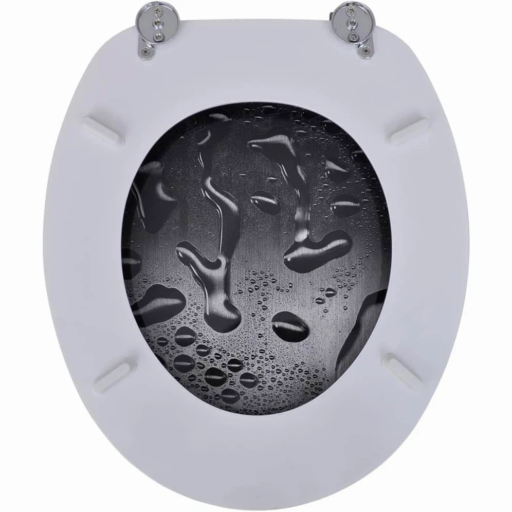 Sedile WC con coperchio a goccia d'acqua lunetta sedile WC 02_0002886