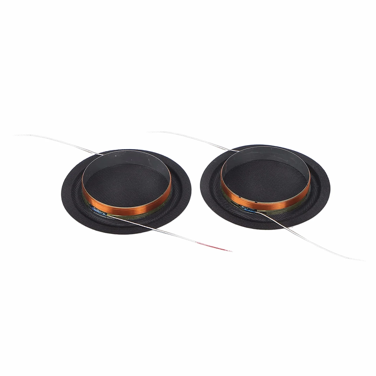 Annadue 2Pcs 25mm Tweeter Bobina Vocale, Pellicola di Seta per Dome Film, Sostituzione Fai da Te per Parti di Riparazione di Altoparlanti