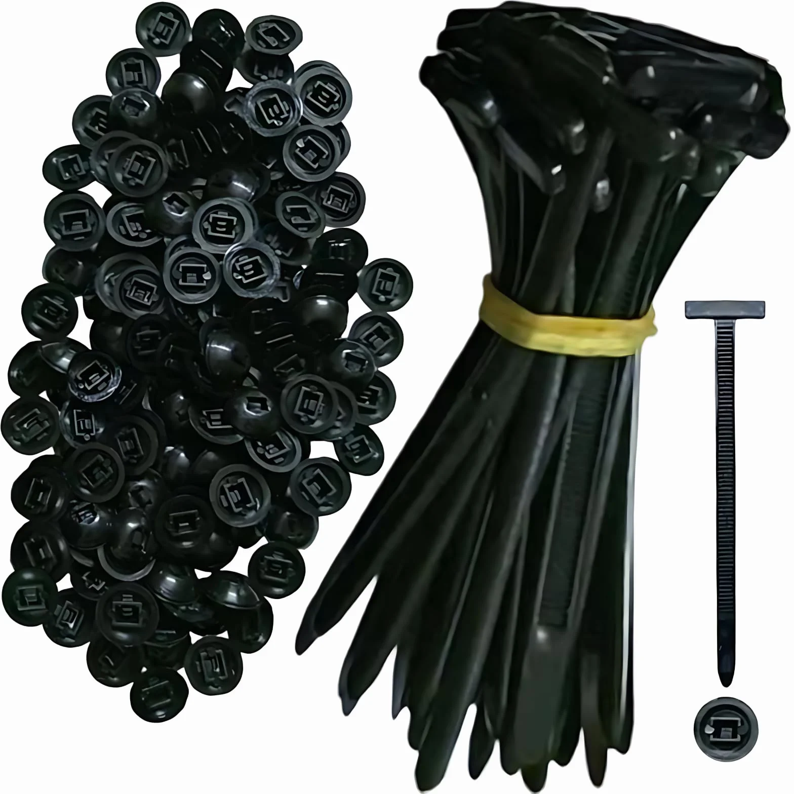 Fascette fermacavi in nylon 100 sztuk, autobloccanti, UV, uniwersalne do kabli